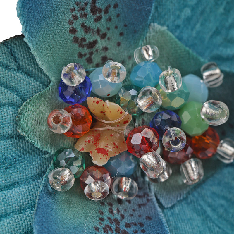 Aros Orquídeas Turquesa