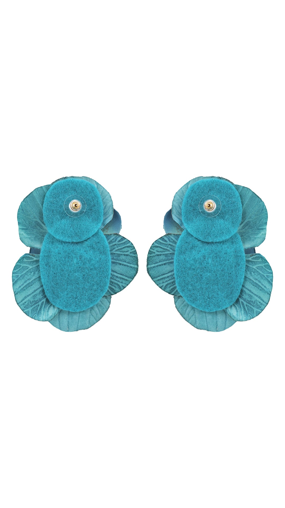 Aros Orquídeas Turquesa