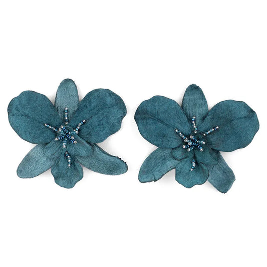 Aros Veleña Azul Petróleo XL